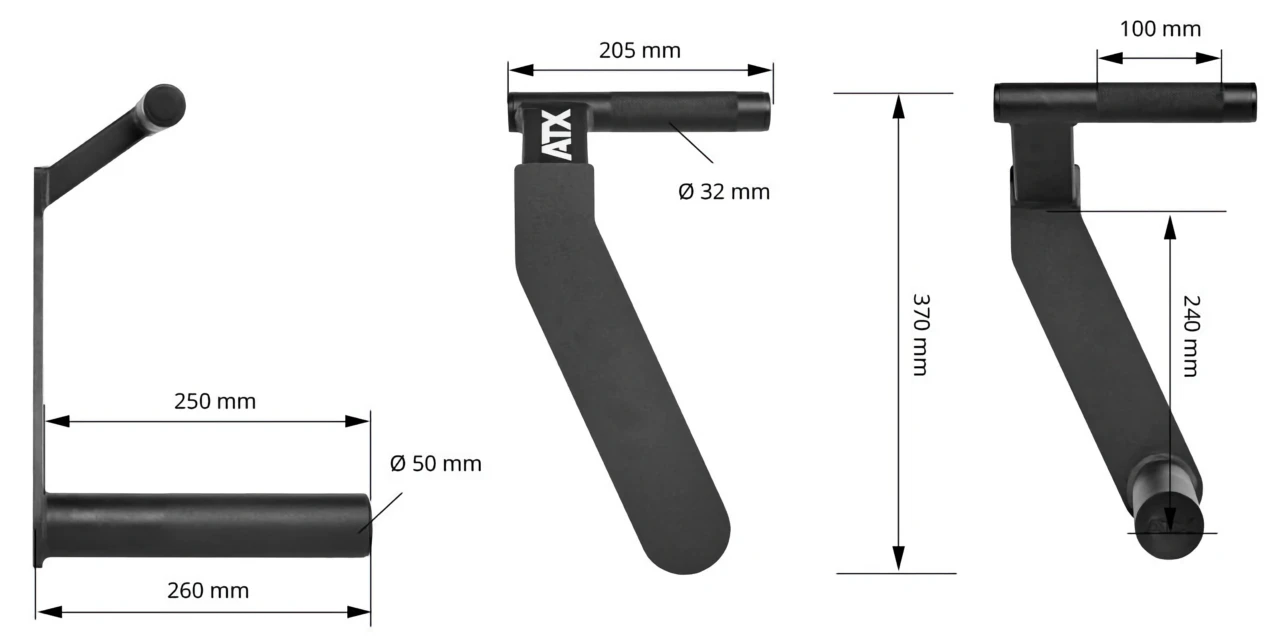 ATX Farmers Walk Handle - ročaji za hojo z utežmi
