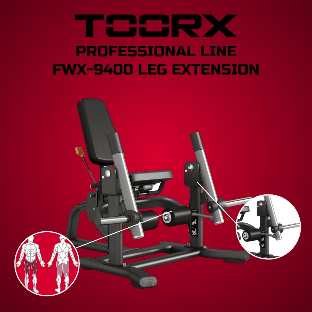 Toorx FWX-9400 Leg Extension - plate loaded - profesionalna fitnes naprava za izteg nog