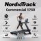 NordicTrack Commercial 1750 - tekalna steza - 4,25 CHP - 16″ HD zaslon na dotik - možnost uporabe aplikacije iFit - nov model - dobava december 2024